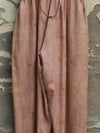 Mutedance 25 Autumn/Winter Elastic Wide Waist Drawstring Casual Pants Series Floral Dye MD-MD25FW73-rose (MD25FW71)